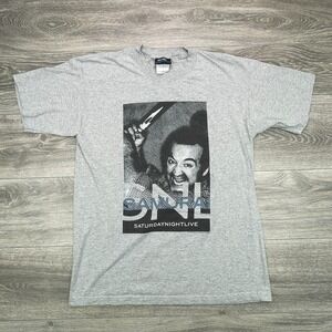 Vintage Saturday Night Live Shirt Mens Large Gray John Belushi Samurai NBC Tag